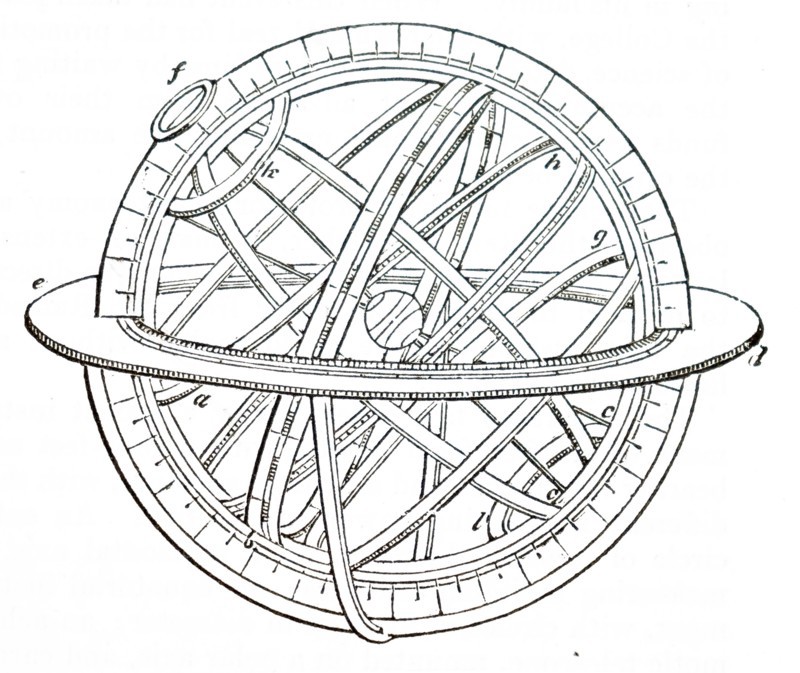 An armillary sphere