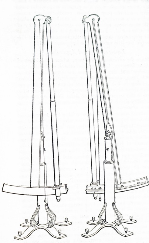 A Zenith telescope, a type of telescope designed to point straight up at or near the Zenith