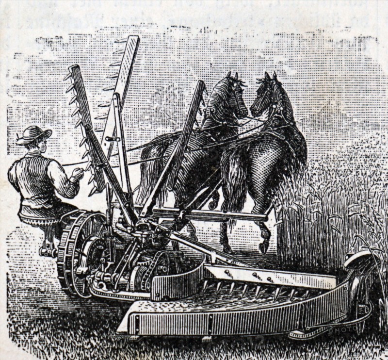 The McCormick's Improved Advance Reaper