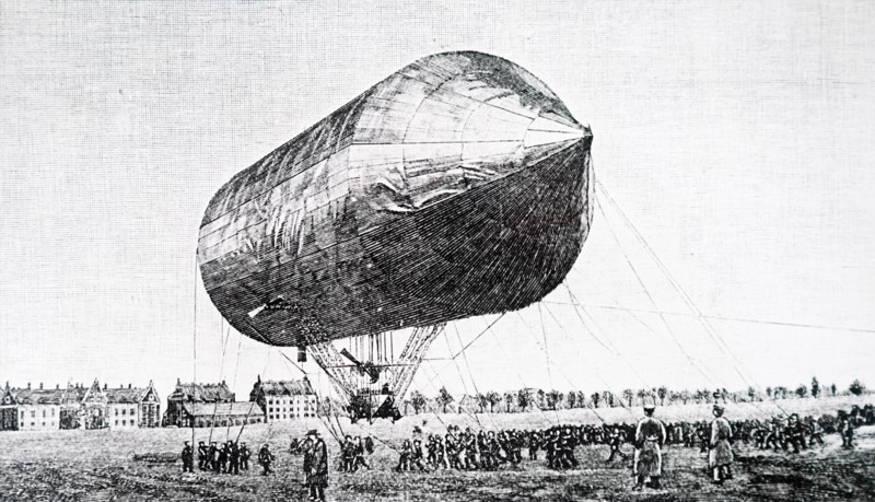 David Schwarz's aluminium airship, the first metal airship