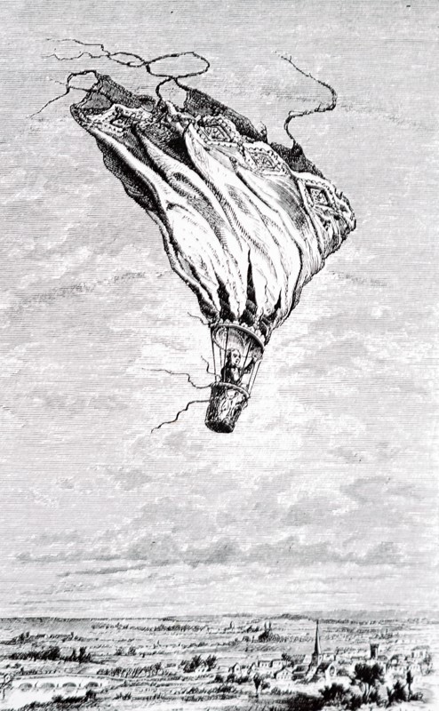 The fatal parachute descent of Robert Cocking