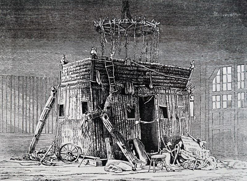 Nadar'S balloon 'Le Geant' which made its debut in Paris