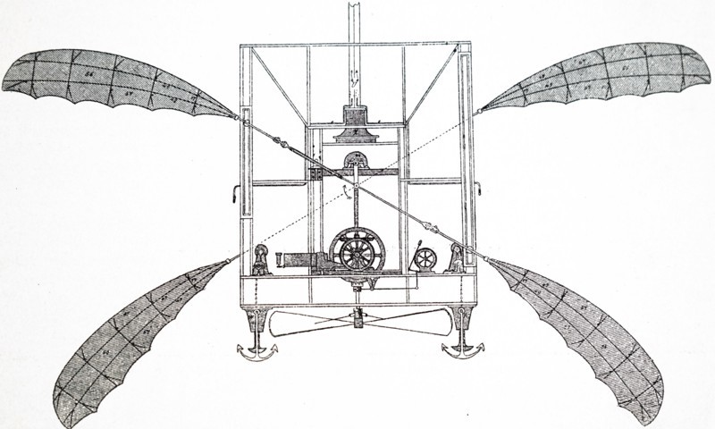A design for a German flying machine