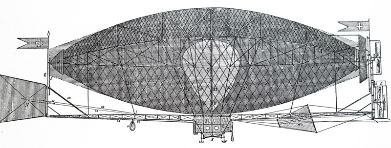 A design for a German flying machine