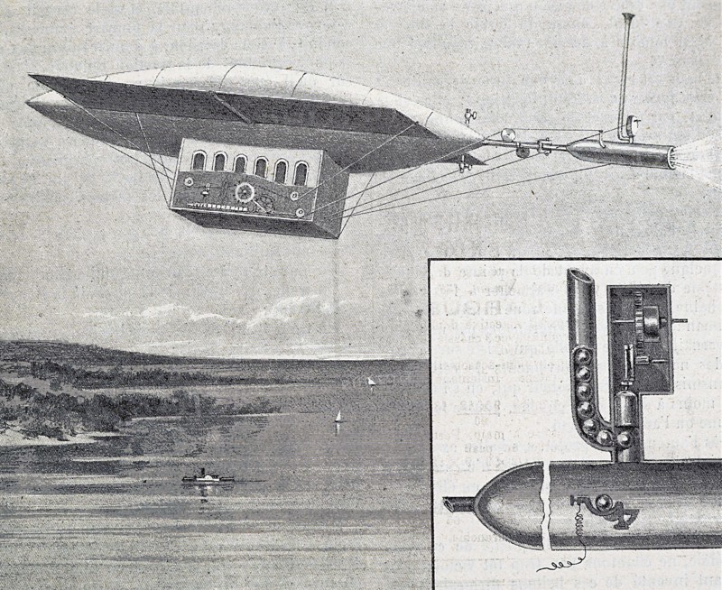 A French air-ship