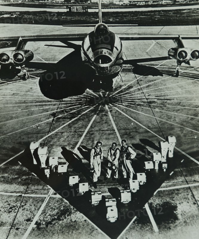 Photograph of a RB-47, an US Air Force medium reconnaissance plane