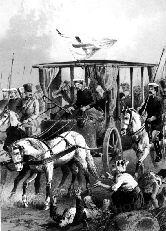 The Red Crescent tending to the wounded Turkish during the Russo Turkish War