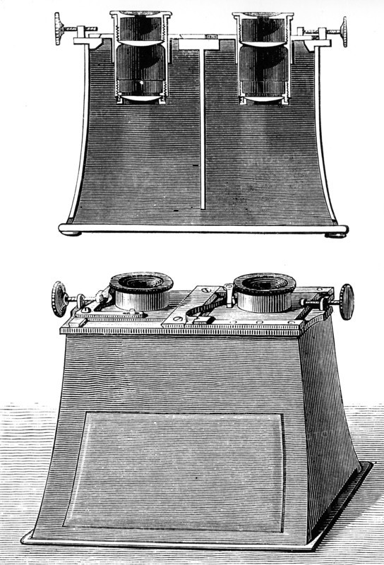Hermann von Helmholtz's binocular stereoscope