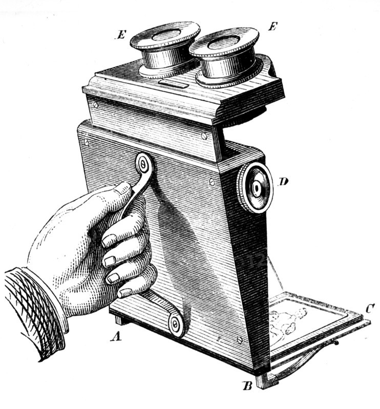 A Wheatstone stereoscope