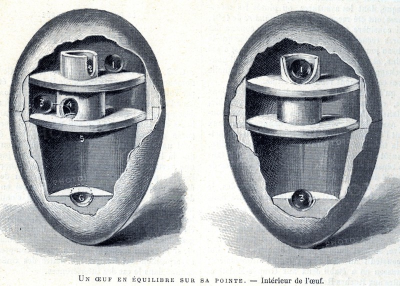 An egg balancing toy design