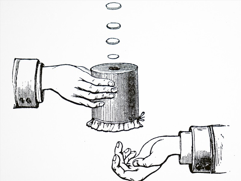 A vortex box used for studying smoke rings