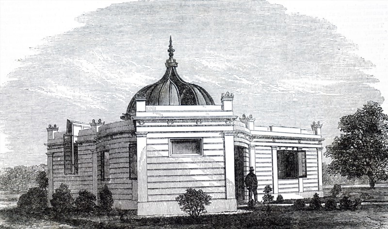 The interior of George Bishop's Observatory
