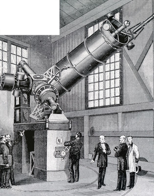 A Newtonian telescope a type of reflecting telescope invented by the British scientist Sir Isaac Newton