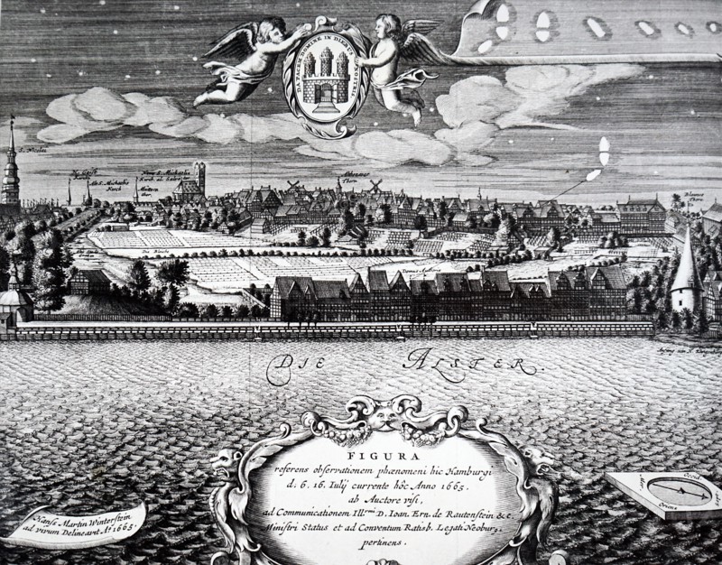 Observations from the Johannes Hevelius's observatory at Gansk