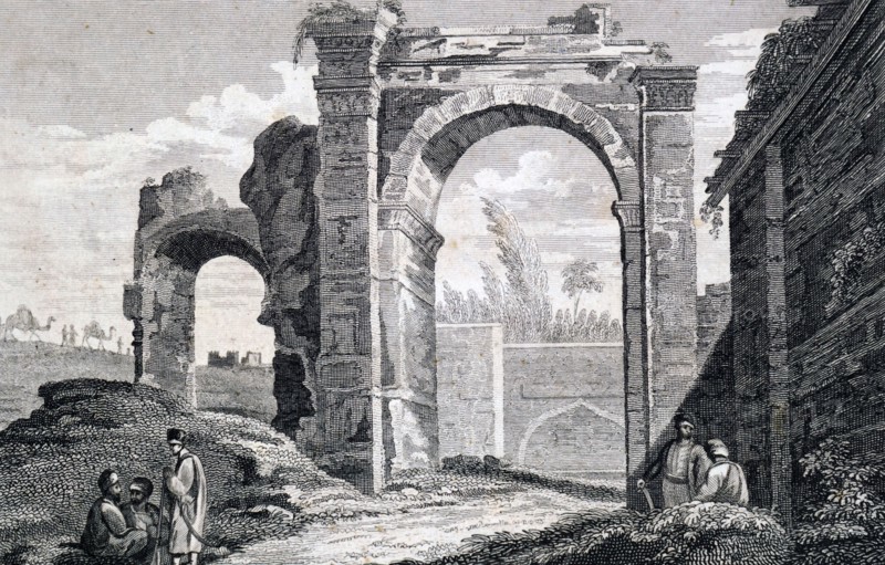 An early 19th Century view of Milazzo, Italy