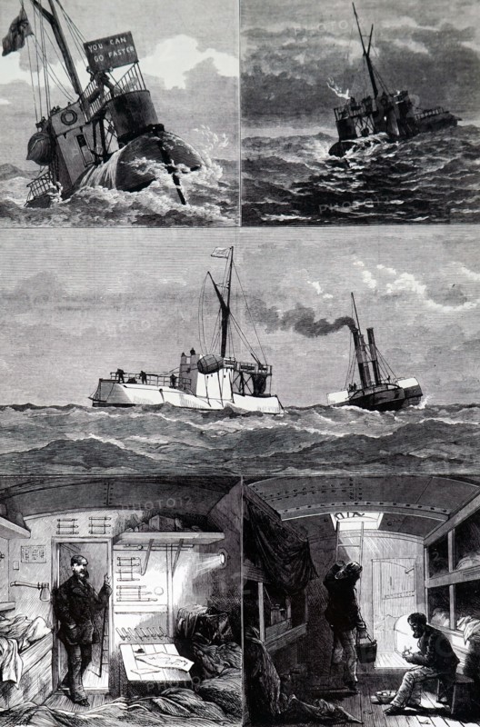 Cleopatra'S Needle, an obelisk from Alexandria being transported to England