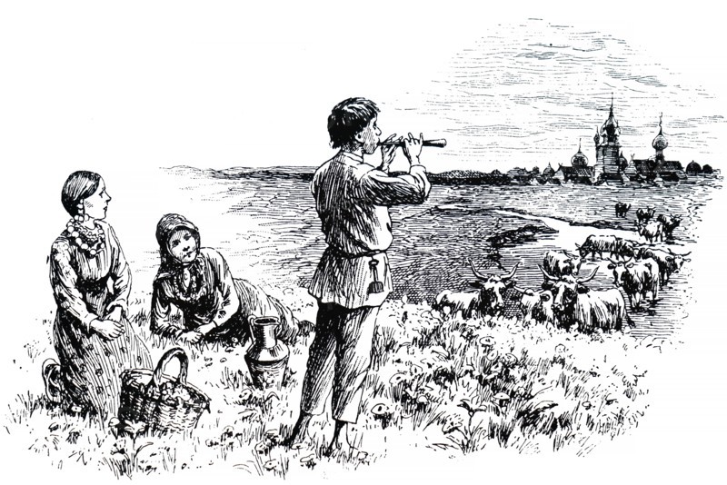 A Russian orphan hired out by the state to herd geese, sheep, and cattle