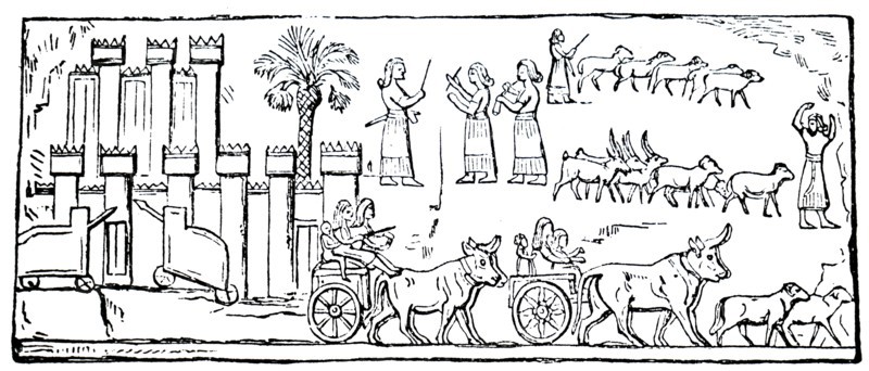 The evacuation of an Assyrian city