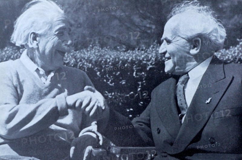 Photograph of Prime Minister of Israel, David Ben-Gurion