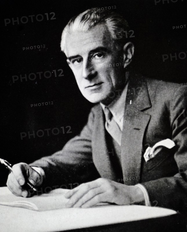 Photographic portrait of Maurice Ravel