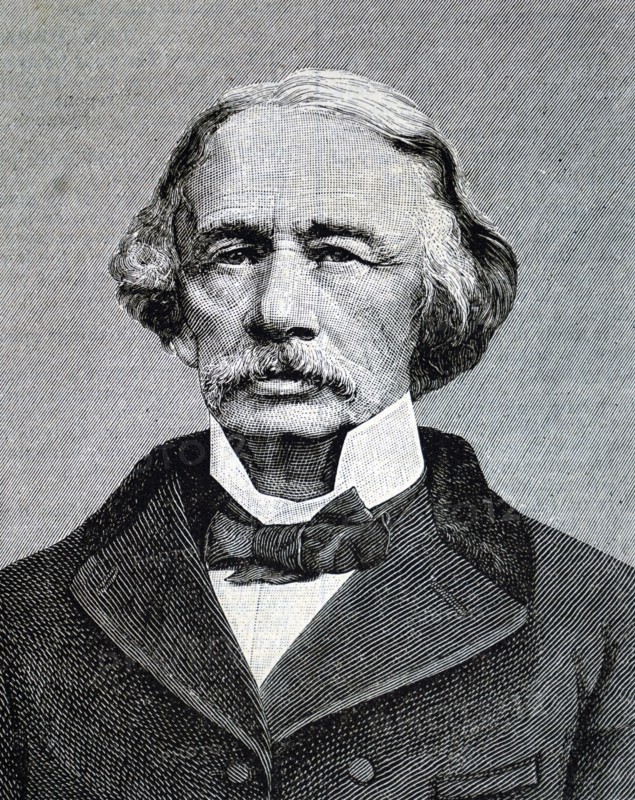 Engraved portrait of Coventry Patmore
