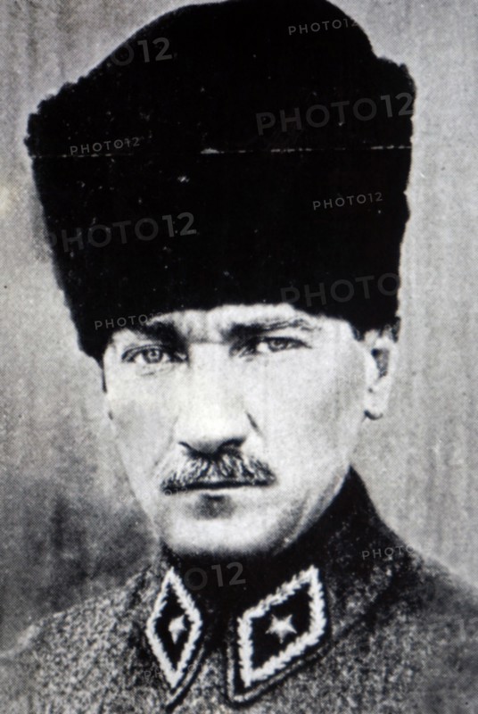 Photographic portrait of Mustafa Kemal Atatürk