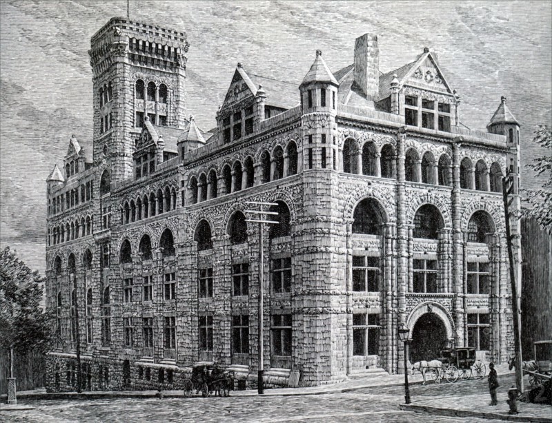 The headquarters building of the Canadian Pacific Railway, Montreal