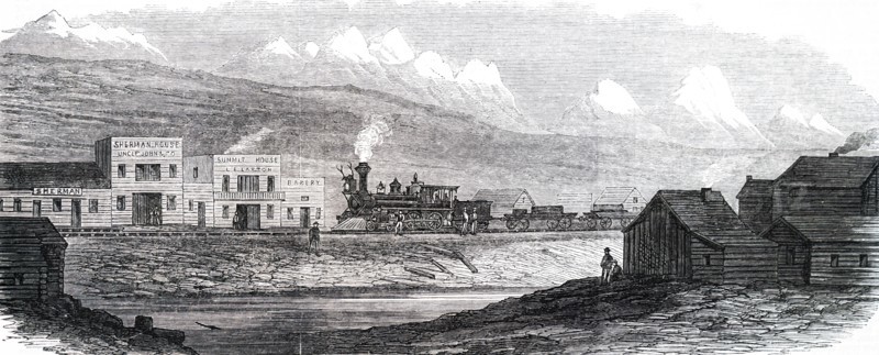 Sherman Station on the Union Pacific Railway