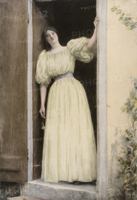 The departure' by Louis-Joseph-Raphael Collin
