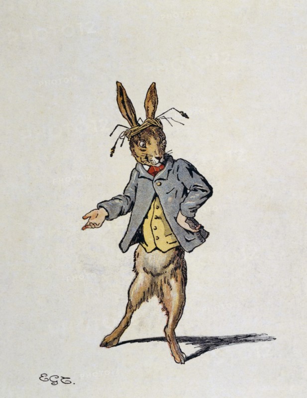 Illustration by Tenniel, from the 1890 edition of 'Alice in Wonderland' by Lewis Carroll