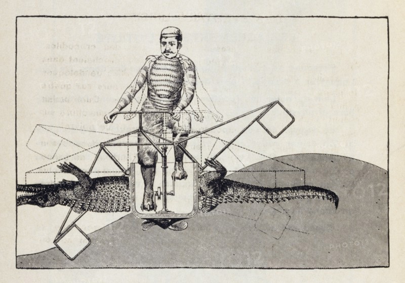 illustration by Max Ernst, for 'Misfortunes of the Immortals'