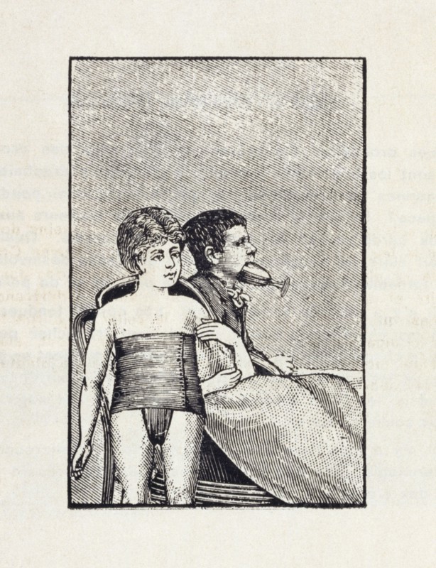 illustration by Max Ernst, for 'Misfortunes of the Immortals'