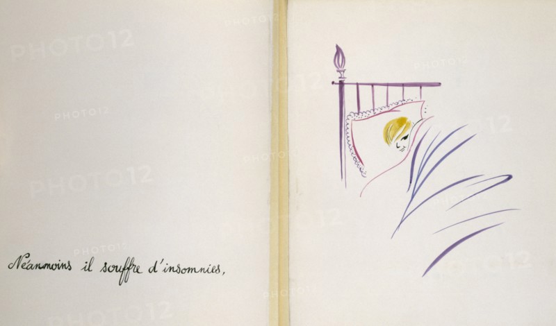 Illustrated edition by Pierre Etaix, circa 1981, for the birthday of Jean-Claude Carrière, a French novelist, screenwriter, actor,