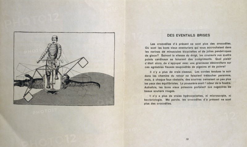 illustration by Max Ernst, for 'Misfortunes of the Immortals'