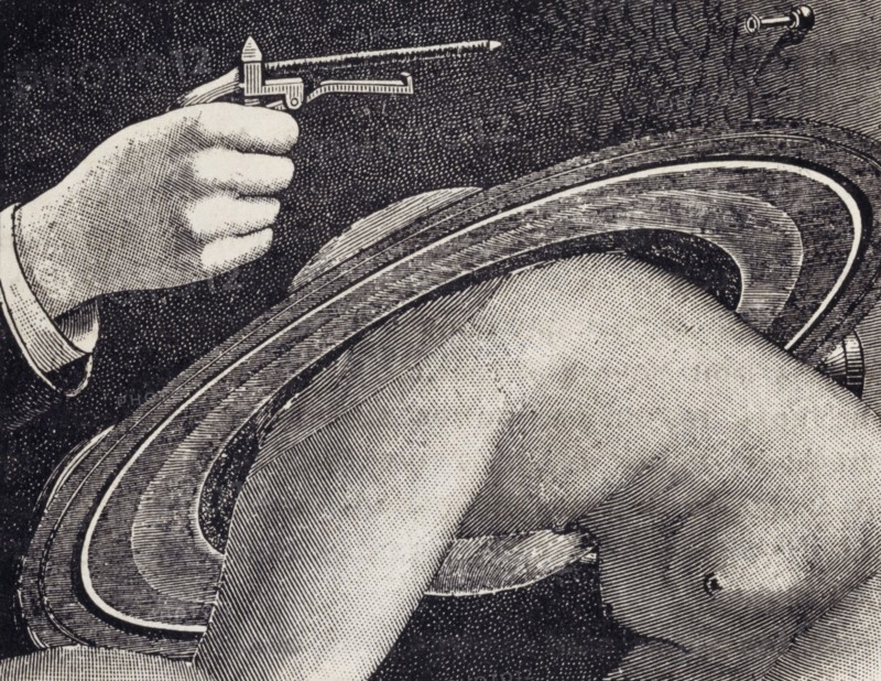 illustration by Max Ernst, for 'Misfortunes of the Immortals'
