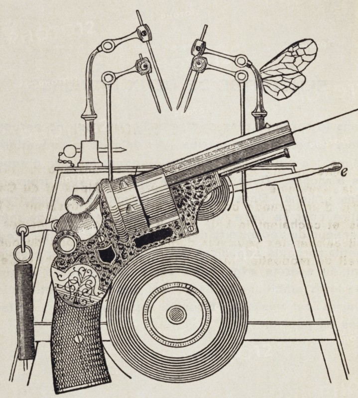 illustration by Max Ernst, for 'Misfortunes of the Immortals'