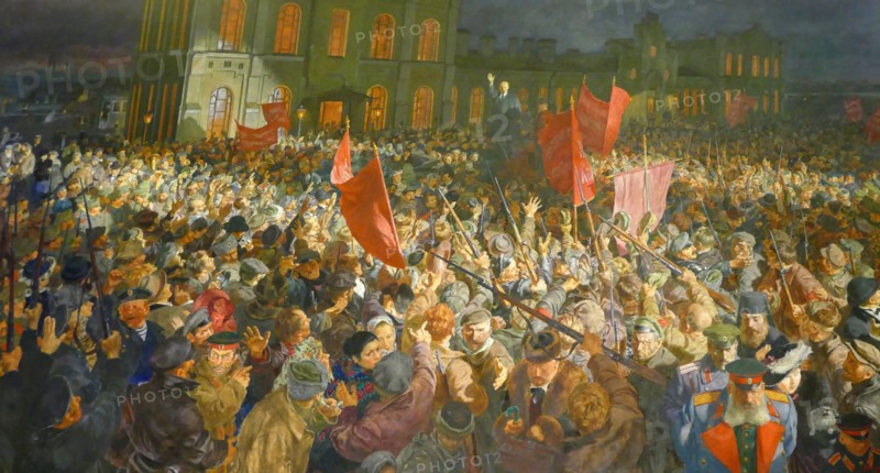 Speech by Lenin at the outset of the Russian revolution October 1917