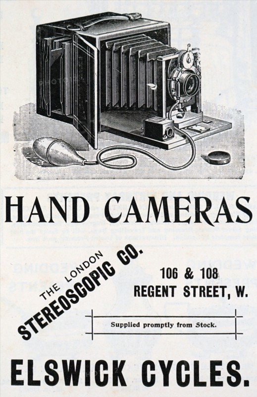 Advert for a Kodak Camera which used Eastman negative film roll