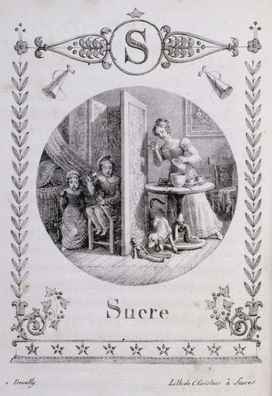 Illustration from 'ABA‰CA‰DAIRE DES PETITS GOURMANDS'