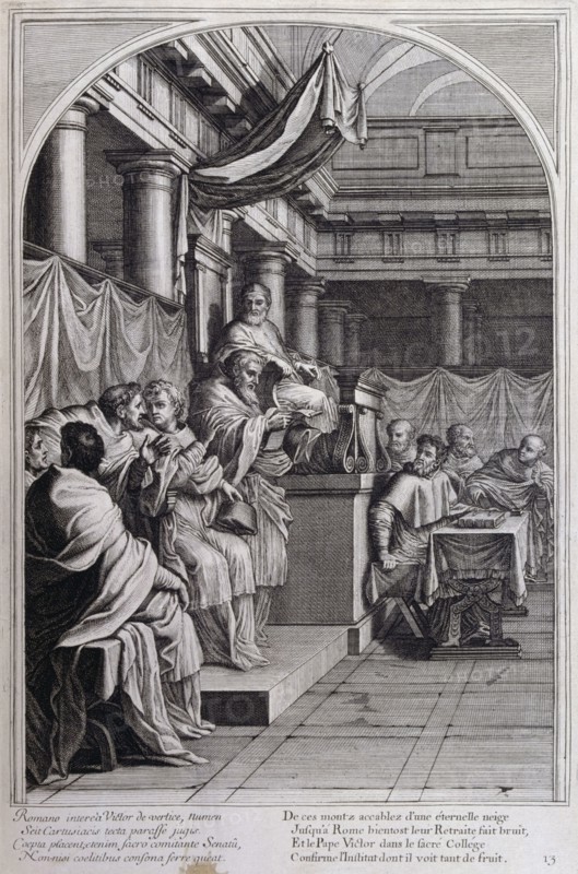 Illustration from 'La vie de St Bruno, fondateur de l'ordre des Chartreux' Paris 1660