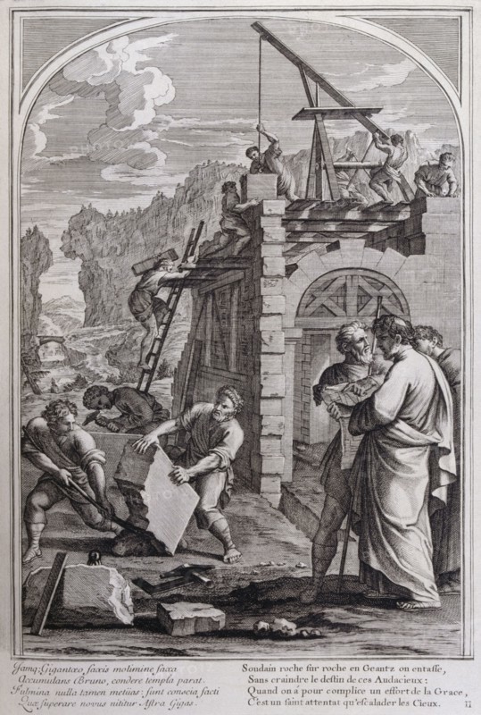 Illustration from 'La vie de St Bruno, fondateur de l'ordre des Chartreux' Paris 1660