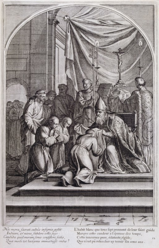 Illustration from 'La vie de St Bruno'