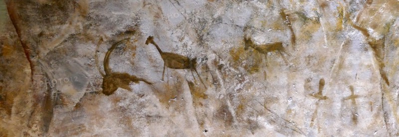 Replica painting from the Cave of Altamira