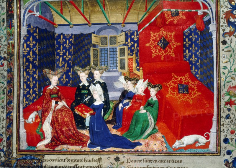 miniature painted by the Master of the Cite des Dames