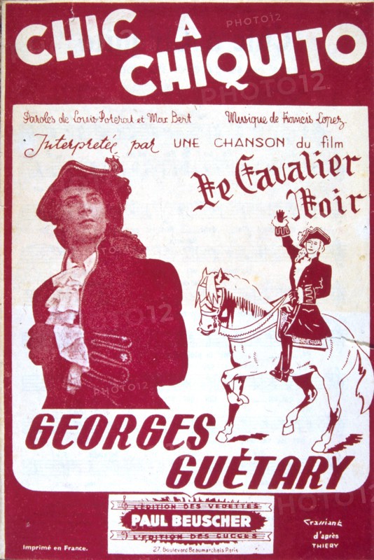French songbook for 'Chic a Chiquito'