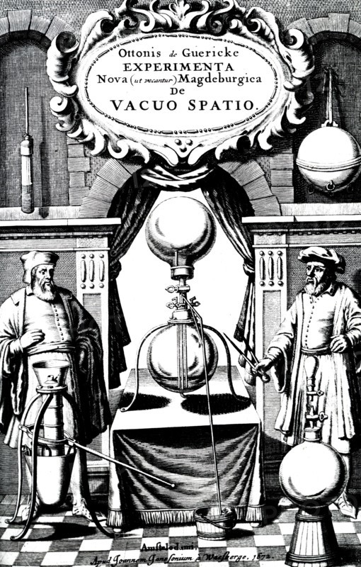 Title page of 'The new (so-called) Magdeburg experiments of Otto von Guericke' by Otto von Guericke. Otto von Guericke (1602-1686) a German scientist, inventor, and politician. Dated 17th Century