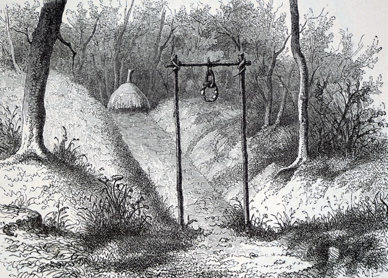 Entry to The Fetish Hut in Lunda