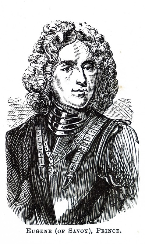 Portrait of Prince Eugene of Savoy (1663-1736) a general of the Imperial Army and statesman of the Holy Roman Empire and the Archduchy of Austria. Dated 18th century