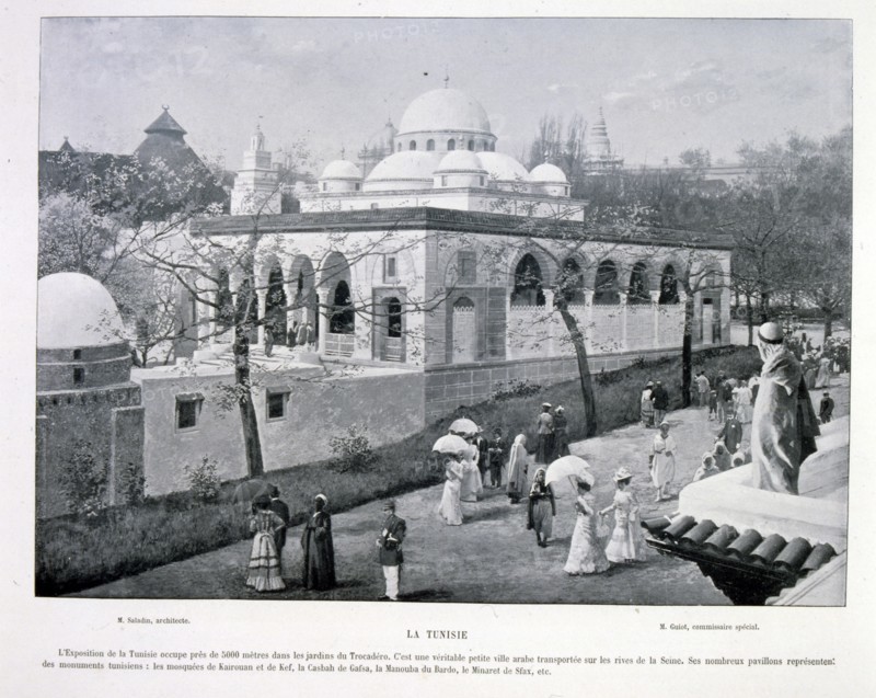 Photograph taken during the Exposition Universelle (World Fair) Paris, 1900