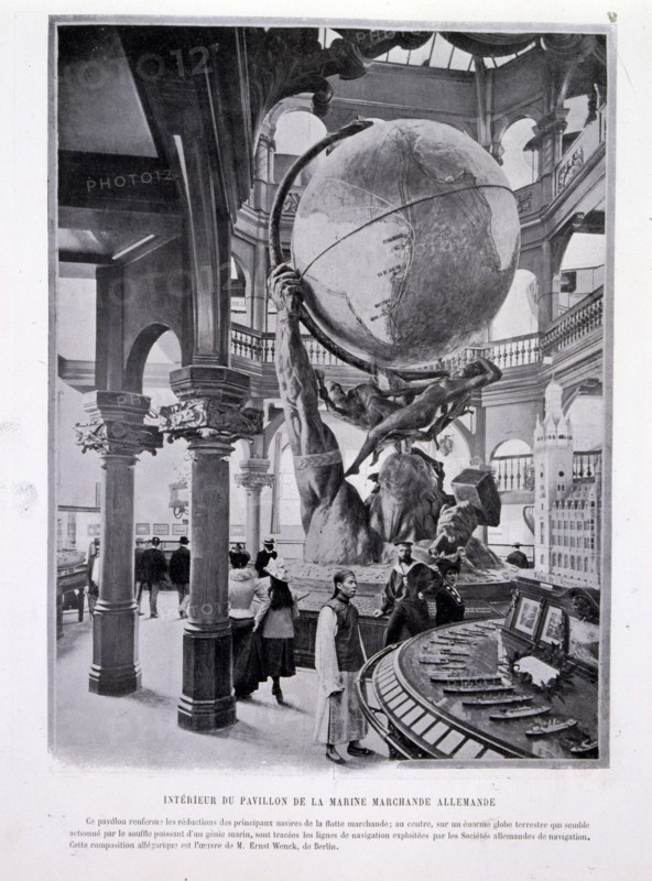 Photograph taken during the Exposition Universelle (World Fair) Paris, 1900